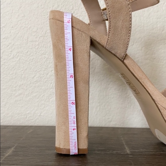 Aldo Tan suede platforms Light Tan Ultra High - Picture 5 of 6